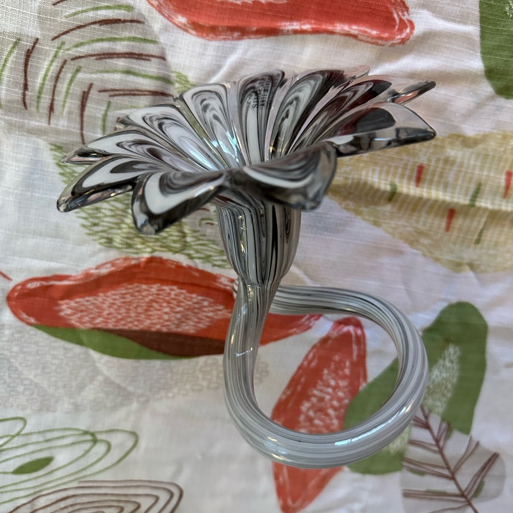 Murano glass candle holder